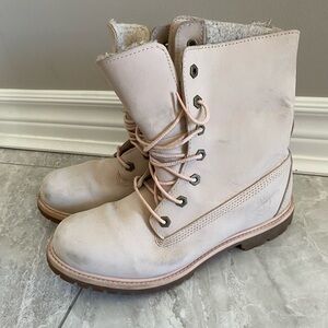 Baby Pink Timberlands